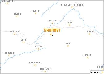 map of Shanbei