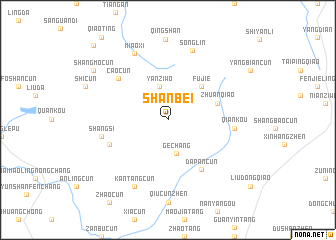 map of Shanbei