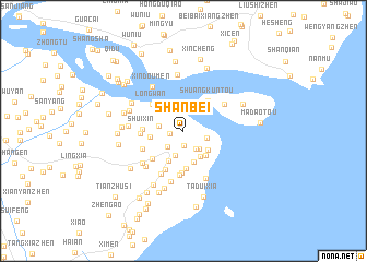 map of Shanbei