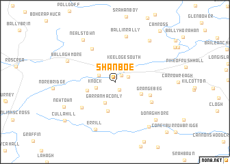 map of Shanboe