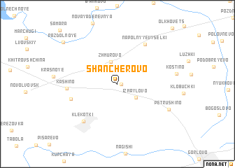 map of Shancherovo