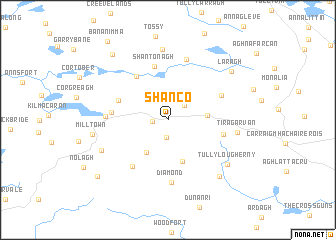 map of Shanco