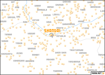 map of Shandai