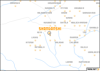 map of Shandanshi