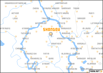 map of Shandaw