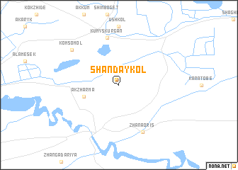 map of Shandaykolʼ