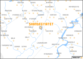 map of Shandēgyi-atet