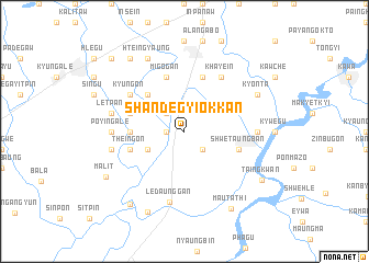 map of Shandēgyi-okkan