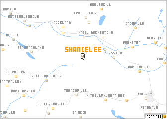 map of Shandelee