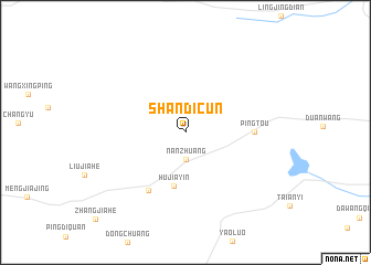 map of Shandicun