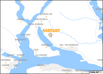 map of Shandon