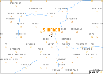 map of Shandon