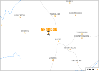 map of Shandou