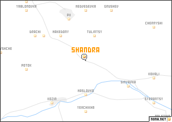 map of Shandra