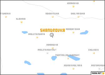 map of Shandrovka