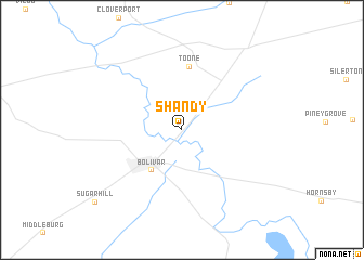 map of Shandy