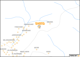 map of Shand