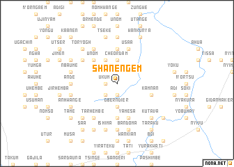 map of Shanengem