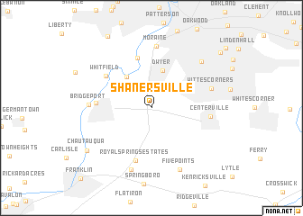 map of Shanersville