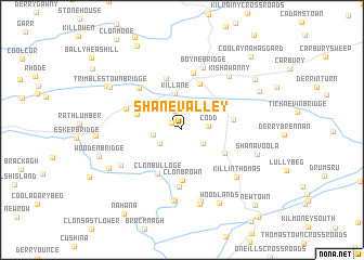 map of Shane Valley