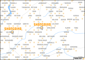 map of Shangaima