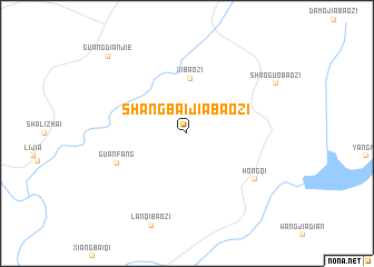 map of Shangbaijiabaozi