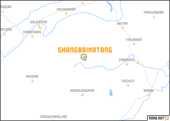 map of Shangbaimatang