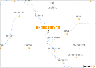 map of Shangbaiyan