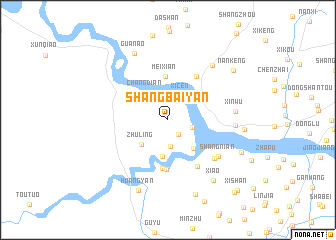 map of Shangbaiyan