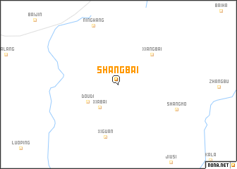 map of Shangbai