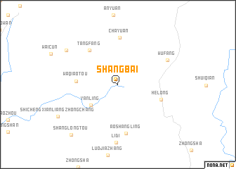 map of Shangbai