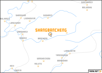 map of Shangbancheng