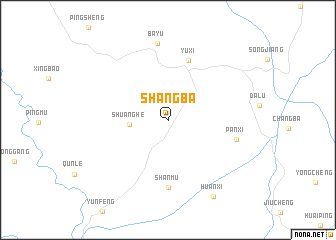 map of Shangba