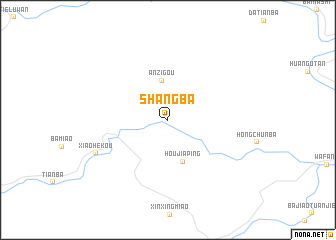 map of Shangba