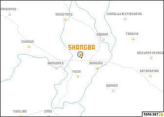 map of Shangba