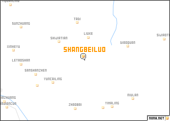 map of Shangbeiluo