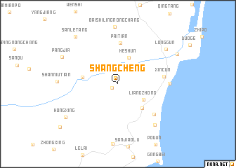 map of Shangcheng
