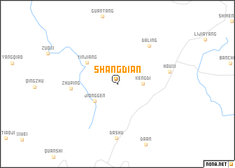 map of Shangdian
