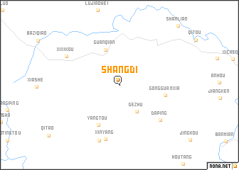 map of Shangdi