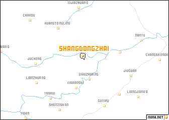 map of Shangdongzhai