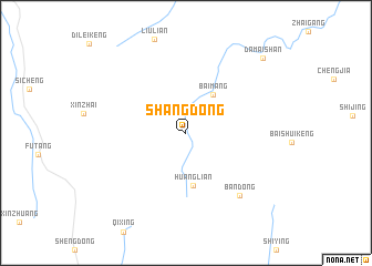 map of Shangdong