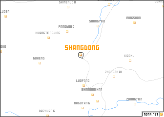 map of Shangdong