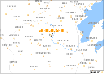 map of Shangdushan