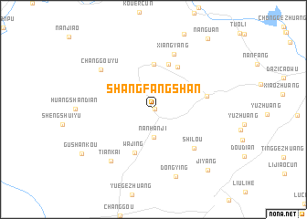 map of Shangfangshan