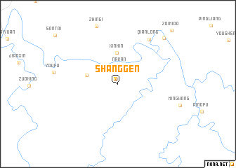 map of Shanggen