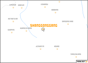 map of Shanggonggang