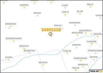 map of Shangguo