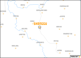 map of Shanggu