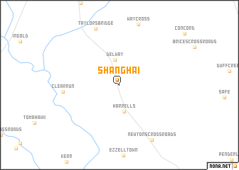 map of Shanghai