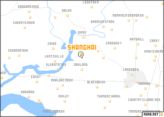 map of Shanghai